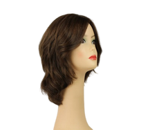 Load image into Gallery viewer, Shlomit Dark Brown with Warm highlights Skin Top Size S
