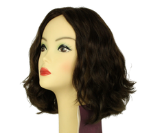 Load image into Gallery viewer, Wavy Bob Dark Brown Multi-Directional Skin Top Size L Pre-Cut
