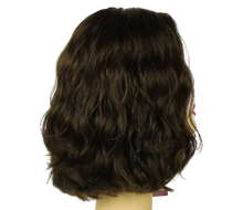 Load image into Gallery viewer, Wavy Bob Dark Brown Multi-Directional Skin Top Size L Pre-Cut
