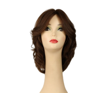 Load image into Gallery viewer, Shlomit Brown with Reddish highlights Skin Top Size M
