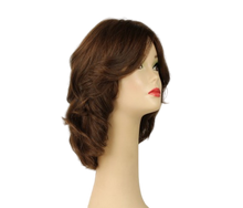 Load image into Gallery viewer, Shlomit Brown with Reddish highlights Skin Top Size M
