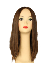 Load image into Gallery viewer, Riva MEDIUM BROWN WITH BLONDE HIGHLIGHTS Dark Part Size L
