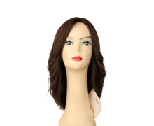 Load image into Gallery viewer, Rina  Dark Brown With Reddish Highlights Skin Top Size M
