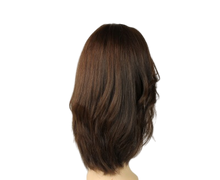 Load image into Gallery viewer, Rina  Dark Brown With Reddish Highlights Skin Top Size M
