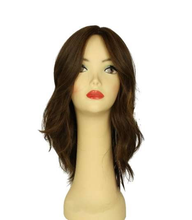 Load image into Gallery viewer, FRIENDS BROWN WITH REDDISH HIGHLIGHTS MULTI-DIRECTIONAL SKIN TOP SIZE S
