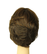 Load image into Gallery viewer, Linda Medium Brown With Blonde Highlights Skin Top Size M PRE-CUT
