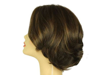 Load image into Gallery viewer, DOROTHY MEDIUM BROWN WITH DARK BLONDE HIGHLIGHTS SKIN TOP SIZE M PRE-CUT
