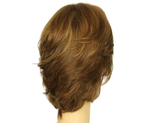 Load image into Gallery viewer, DOROTHY LIGHT BROWN WITH ASH BLONDE HIGHLIGHTS SKIN TOP SIZE M PRE-CUT
