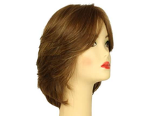Load image into Gallery viewer, DOROTHY LIGHT BROWN WITH ASH BLONDE HIGHLIGHTS SKIN TOP SIZE M PRE-CUT
