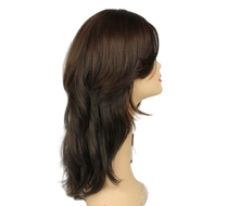 Load image into Gallery viewer, RINA BROWN WITH HIGHLIGHTS  SKIN TOP SIZE M PRE-CUT
