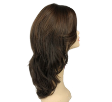 Load image into Gallery viewer, Rina Dark Brown With Warm Highlights Skin Top Size M Pre-Cut
