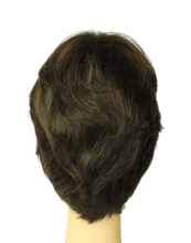 Load image into Gallery viewer, Linda  Dark Brown With Brown Highlights  Skin Top Size M PRE-CUT
