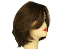 Load image into Gallery viewer, Dorothy Medium Brown With Dark Blonde Highlights Skin Top Size M Pre-Cut
