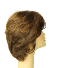 Load image into Gallery viewer, Linda Medium Brown With Blonde Highlights Skin Top Size M PRE-CUT
