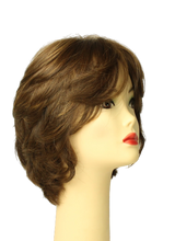 Load image into Gallery viewer, Linda Medium Brown With Blonde Highlights Skin Top Size M PRE-CUT
