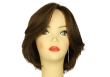 Load image into Gallery viewer, DOROTHY MEDIUM BROWN WITH DARK BLONDE HIGHLIGHTS SKIN TOP SIZE M PRE-CUT
