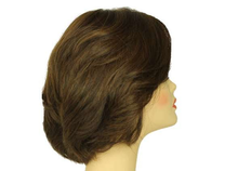 Load image into Gallery viewer, DOROTHY MEDIUM BROWN WITH DARK BLONDE HIGHLIGHTS SKIN TOP SIZE M PRE-CUT
