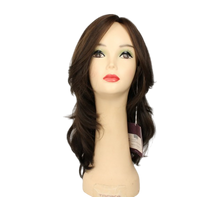 Load image into Gallery viewer, Rina Dark Brown With Warm Highlights Skin Top Size M Pre-Cut
