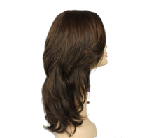 Load image into Gallery viewer, Rina Dark Brown With Warm Highlights Skin Top Size M Pre-Cut
