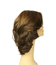 Load image into Gallery viewer, Shlomit Dark Brown With Light Brown Highlights MULTI-DIRECTIONAL Skin Top Size L Pre-Cut

