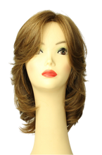 Load image into Gallery viewer, Shlomit Light Brown With Blonde Highlights MULTI-DIRECTIONAL Skin Top Size L pre-cut
