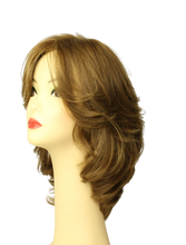 Load image into Gallery viewer, Shlomit Light Brown With Blonde Highlights MULTI-DIRECTIONAL Skin Top Size L pre-cut
