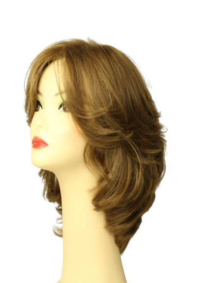 Shlomit Light Brown With Blonde Highlights MULTI-DIRECTIONAL Skin Top Size L pre-cut