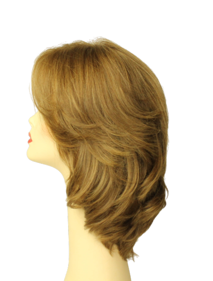 Shlomit Light Brown With Blonde Highlights MULTI-DIRECTIONAL Skin Top Size L pre-cut