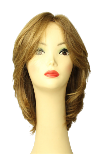 Shlomit BLONDE WITH HIGHLIGHTS MULTI-DIRECTIONAL Skin Top Size L PRE-CUT
