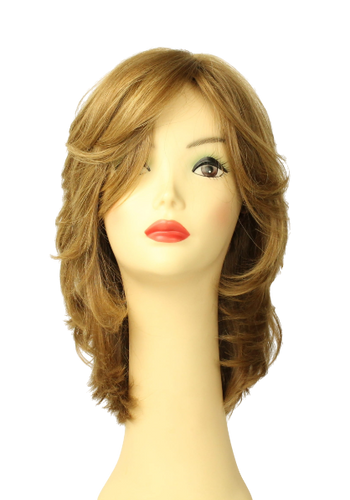 Shlomit BLONDE WITH HIGHLIGHTS MULTI-DIRECTIONAL Skin Top Size L PRE-CUT