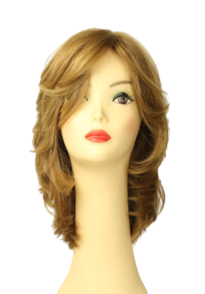Shlomit BLONDE WITH HIGHLIGHTS MULTI-DIRECTIONAL Skin Top Size L PRE-CUT