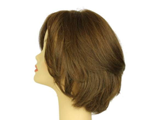 Load image into Gallery viewer, DOROTHY MEDIUM BROWN WITH DARK BLONDE HIGHLIGHTS MULTI-DIRECTIONAL SKIN TOP SIZE M PRE-CUT
