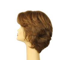 Load image into Gallery viewer, Linda Light Brown With Warm Blonde Highlights Multi-Directional Skin Top Size S
