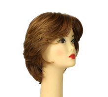 Load image into Gallery viewer, Linda Light Brown With Warm Blonde Highlights Multi-Directional Skin Top Size S
