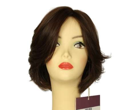 Dorothy Dark Brown With Auburn Highlights Multi-Directional Skin Top Size M Pre-Cut