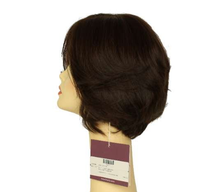 Load image into Gallery viewer, Dorothy Dark Brown With Auburn Highlights Multi-Directional Skin Top Size M Pre-Cut
