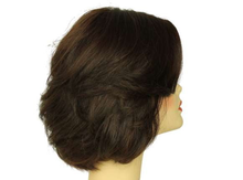 Load image into Gallery viewer, DOROTHY DARK BROWN WITH AUBURN HIGHLIGHTS MULTI-DIRECTIONAL SKIN TOP SIZE L PRE-CUT
