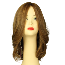 Load image into Gallery viewer, Riva PRE-CUT LIGHT BROWN WITH ASH BLONDE HIGHLIGHTS  Skin Top Size M
