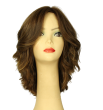 Load image into Gallery viewer, Katrina Light Brown With Ash Blonde Highlights Multi-Directional Skin Top Size M
