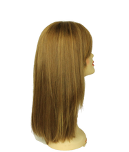 Load image into Gallery viewer, Pre-cut Rina Light Brown With Ash Blonde Highlights multi-directional Skin Top Size S
