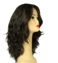 Load image into Gallery viewer, Katrina EXTRA LONG Deep Dark Brown  With Brown Highlights MULTI-DIRECTIONAL Size S
