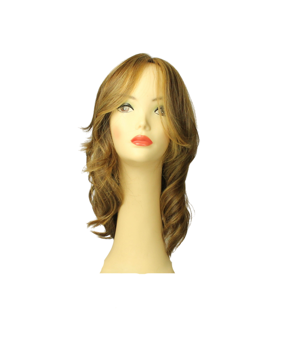 Riva PRE-CUT RALPH CAP Light brown with highlights Multi-Directional Skin Top Size S