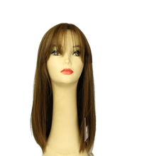 Load image into Gallery viewer, Rina Light Brown With Blended Lowlights And Highlights Multi-Directional Skin Top Size L
