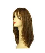 Load image into Gallery viewer, Pre-cut Rina Light Brown With Ash Blonde Highlights multi-directional Skin Top Size S
