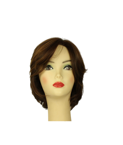 Linda warm Brown with reddish highlights MULTI-DIRECTIONAL Skin Top Size m PRE-CUT