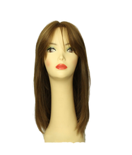 Load image into Gallery viewer, Pre-cut Rina Light Brown With Warm Blonde Highlights Multi-Directional Skin Top Size M
