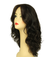 Load image into Gallery viewer, Katrina EXTRA LONG Deep Dark Brown  With Brown Highlights MULTI-DIRECTIONAL Size S
