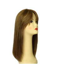 Load image into Gallery viewer, Pre-cut Rina Light Brown With Warm Blonde Highlights Multi-Directional Skin Top Size M
