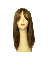Load image into Gallery viewer, Pre-cut Rina Light Brown With Ash Blonde Highlights multi-directional Skin Top Size S
