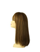 Load image into Gallery viewer, Pre-cut Rina Light Brown With Warm Blonde Highlights  Skin Top Size M
